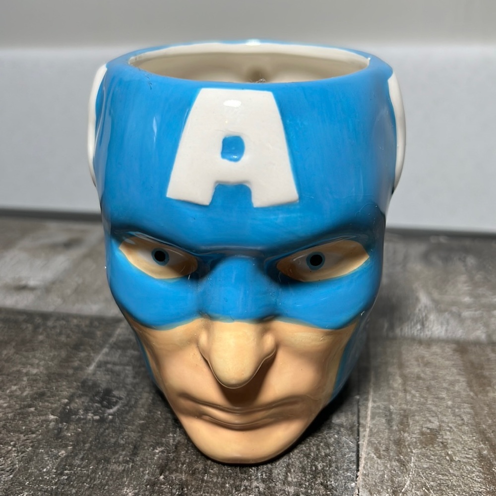 Captain America Zak Marvel Comics 3D Ceramic Head Shaped Mug Cup 2015 Issue